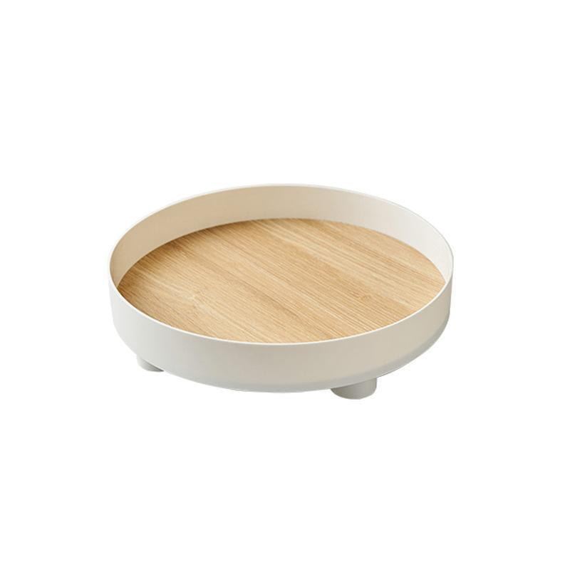 Round Plastic Tray with Feet